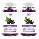 VITA GLOBE Elderberry Gummies with Vitamin C & Zinc, Daily Supplement for Immune Support & Wellness, Elderberry Extract with Antioxidants in a Delicious Berry Flavor, 60 Count (Pack of 2)