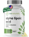 Alpha Lipoic Acid 600mg [120 Capsules] Premium antioxidant ala Supplement – Acido alfa lipoico - Made in USA