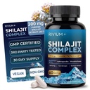 Shilajit Complex – Shilajit Extract | Ashwagandha | Rhodiola | Ginseng | Cordyceps & Ginkgo – Natural Herbal Blend for Daily Wellness – 60 Capsules