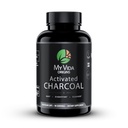 My Vida Origins Activated Coconut Charcoal Capsules - Detox, Gas Relief, Digestive and Gut Health Support | Vegan, Organic, Non-GMO, Gluten Free, No Additives - 90 Count