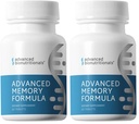 Advanced Bionutritionals Advanced Memory Formula, Brain Booster Supplement for Memory and Focus, Acetylcholine, Alpha-GPC, NeuroFactor, Manufactured in The USA, 60 Tablets (Pack of 2)