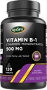 Oxify Vitamin B1 (Thiamine) 500 mg | 120 Tablets | Gluten-Free, Non-GMO | Supplement Made in USA