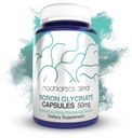 Nootropics Depot Boron Glycinate Capsules | 50mg | Delivering 6mg Elemental Boron | Testosterone, Inflammation, Immune, & Cognitive Support | 365 Count