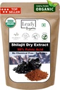USDA Organic - Shilajit Powder Extract, (3.5 Oz / 100 g) - 99% Fulvic Acid - Full Spectrum Extract | 100% Pure Organic Shilajit - No Fillers | Rich in Fulvic Acid and Trace Minerals By Leafy Organic