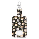 Rnyleeg Cat Asthma Inhaler Covers Kids PU Leather Inhaler Holder Keychain Portable Protective Travel Handy Mini Holster Inhalers Not Included Easy to Install