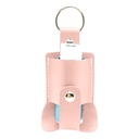Inhaler Travel Case for Asthma - Medical-Grade PU Leather Holder with Detachable Keychain