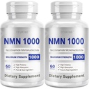 NMN 1000mg Per Serving Maximum Strength - 99% Pure NMN (Nicotinamide Mononucleotide) for NAD, Cell, Immune, Energy, Anti-Aging & Longevity, Stabilized NMN Supplements 1000mg - 120 Veggie Capsules