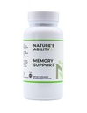 NATURE'S ABILITY Memory Support Supplement, Ginkgo Biloba, Lion's Mane, Bacopa Monnieri, Acetyl L-Carnitine, Alpha GPC, Huperzine A, 60 Vegetarian Capsules