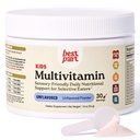 BEST PART Multivitamin for Kids, Unflavored Multivitamin Powder for Ages 4-8, Iron-Free, No Added Sugar — Sensory-Friendly Kids Methylated Multivitamin for Selective Eaters, Easy to Mix, 30 Servings