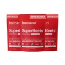 HumanN SuperBeets Heart Chews Zero Sugar, Beet Root Supplement, Energy, Nitric Oxide and Blood Pressure Support, Grape Seed Extract & Non-GMO, Heart Health, Pomegranate Berry Flavor, 180 Count