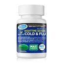 RIGHT REMEDIES - Nighttime Severe Cold and Flu Max Strength, Multi Sympton Relief, (48 Softgels), Acetaminophen 325mg, Dextromethorphan HBr 10mg, Doxylamine Succinate 6.25mg, Phenylephrine HCl 5mg