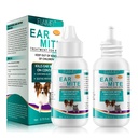 ZODENIS Ear Mite Treatment for Dogs & Cats Yeast Infection, Fast-Acting Dog Ear Infection Treatment Soothes Itching Odours Stinky Stuff, Dog Ear Drops Vet-Recommended Formula Pets Ear Cleaner 0.75oz
