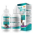 VOSIFSDIY Ear Mites Clean for Dogs & Cats, Ear Mite Treatment for Dogs and Cats, Dog Ear Infection Treatment, Ear Mite Treatment for Dog Yeast Infection, 100% Natural Dogs Cats Ears Drops