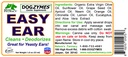 Dogzymes Nature's Farmacy Easy Ear - All Natural Dog Ear Cleaner (1.8 Ounce) Excellent for Cleaning and deodorizing The Ear. Does not Dry or Irritate The Ear. Really Brings The “gunk” Out of The Ear.