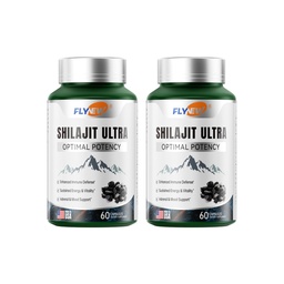 Shilajit for Men Women, Shilajit with Naturally Fulvic Acid & L-Arginine, Himalayan Shilajits for Extra Power, Stamina & Immune Support, Non-GMO, Made in USA, 2 Pack, 60 Capsules Per Bottle