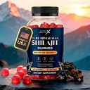 UHX Himalayan Shilajit Pure Gummy for Men & Women - Gomitas de Shilajit para Hombre - Sugar & Gluten Free - Natural Raspberry Watermelon Flavor & Color – Non-GMO – Vegan Friendly