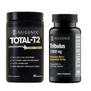 Nugenix Total-T2 Testosterone Booster for Men + Essentials Tribulus Terrestris Extract 100mg - Bundle