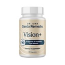 Santo Remedio Vision+, Dietary Supplement, Supports Eye Health, Protects from Blue Light Exposure, Promotes Visual Acuity and Sharpness, Contains Affroneye® Saffron Extract, 30 Servings