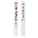 Check Vision Tester Stick, ANGGREK Kids Fixation Stick Vision Tester Clear Colorful Animal Patterns Coating Thicken Eye Test Card(No.1)