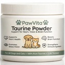 PawVita Taurine Powder for Dogs & Cats - Heart, Vision & Growth Support, 99.99% Pure Taurine Supplement, No Fillers, Increase Energy, Promote Metabolism