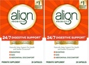 Align Probiotics, Probiotics for Women and Men, Daily Probiotic Supplement for Digestive Health, #1 Recommended Probiotic by Doctors and Gastroenterologists, 28 Capsules (Pack of 2)