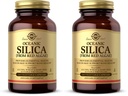 Solgar Oceanic Silica from Red Algae 25 mg,100 Vegetable Capsules - Excellent Source of Calcium,Supports Bone Health - Non-GMO,Vegan,Gluten Free,Dairy Free,Kosher - 50 Servings,(Pack of 2)