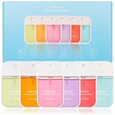 Hand Sanitizer Spray 6 Pcs ，Portable Power Mist Hydrating Quick-Dry Travel Size for Adults and Kids（6 Scents,1.3 Fl Oz）