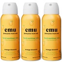 EMU (EVERYONE MUST USE) Hand Sanitizer pocket spray, Travel size 2.2oz. Cleanses Your Hands, Hydrating. Hand soap bulk. 24-hour disinfectant sanitizing. Made in USA (Orange Blossom_3)