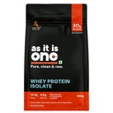 AS-IT-IS Nutrition Whey Protein Isolate 90% - 500 Gms/17.6 Oz | Protein 27g & Bcaa 5.9g Per Serving Unflavoured Cross-flow Microfiltered Natural Zero Fat, Zero Sugar