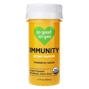 So Good So You Organic Immunity Shot, Ginger Cayenne, Cold-Pressed, Contains Probiotic, Non GMO, 1.7 Fluid Ounces (Pack of 12)