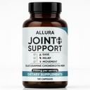 ALLURA Joint Support Capsules, Glucosamine & Chondroitin Complex, MSM, Hyaluronic Acid & Bamboo Extract, Joint Care Formula, 60 Capsule