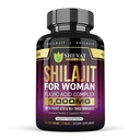 Shilajit Capsules 1000 mg - Pure shilajit for Women with fulvic Acid Organic for Energy & Immune Support, Mineral Supplements for Women - Non GMO| 90 Vegan Capsules| Made in USA