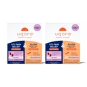 Uqora UTI Pain Maximum Relief & Flush Convenience Bundle - Maximum OTC Strength Phenazopyridine HCl & Urinary Tract Supplement Drink Mix - Pink Lemonade Flavor - 12 Tablets & 2 Drink Packets - 2 Pack