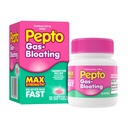 Pepto Gas + Bloating, Simethicone 250 mg Softgels, 50 Count, Gas Relief for Adults, Anti Gas and Bloating, Gas Relief Maximum Strength