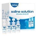 0.9% Saline Solution, Normal Saline Solution for All Ages, Sodium Chloride 0.9% for Nose, Saline Ampoules - 20 Vials 5ml Unit Dose