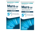 Muro 128 5% Sodium Chloride Hypertonicity Ophthalmic Solution, from Bausch + Lomb, 0.5 Fl Oz (15 mL) (Pack of 2)