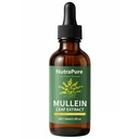 Nutrapure Mullein Extract Drops for Lung, Organic Mullein Leaf Supplement Support Lung Cleanse & Detox Health & Respiratory Comfort & Boosts Immune - 2.0fl.oz (1)