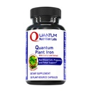Quantum Nutrirtion Labs Plant Iron - Plant Based Iron for Men & Women for Blood Support, Curry Leaves Supplement - 120 Vegetarian Capsules