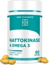 Ωμέγα 3 ιχθυέλαιο 1200mg με συμπλήρωμα Nattokinase 4000 FU Organic 