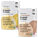 Complement Organic Protein Bundle | Vanilla & Chocolate Vegan Protein for Post-Workout Recovery & Daily Nutrition