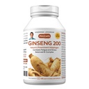 ANDREW LESSMAN Ginseng 200mg - 60 Capsules - Standardized Extract to Support Well-Being. Adaptogen, Combats Fatigue and Stress. Gentle, Small, Easy-to-Swallow Capsules. No Additives