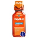 Vicks DayQuil Cold and Flu Relief Liquid Medicine, Non-Drowsy Powerful Multi-Symptom Daytime Relief for Headache, Fever, Sore Throat, Minor Aches and Pains, Nasal Congestion, and Cough, 12 FL OZ