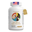 Hair Skin and Nails Vitamins with Biotin 5000mcg - Growth Support Complex for Women & Men with Vitamin C, E, Zinc & Collagen Booster - for Stronger Hair, Glowing Skin & Healthy Nails