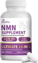 VivoNu 2-in-1 Organic Ceylon Cinnamon with MCT Oil Supplements Softgels + 15-in-1 Liposomal NMN Supplement