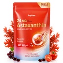 Astaxanthin 24mg with Resveratrol & Lycopene, 3-in-1 Liposome Antioxidant Complex with MCT Oil for Skin, Eye, Heart, Immune & Healthy Aging Support | Non-GMO, Gluten Free,No Soy-150 Softgels