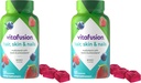 Vitafusion Gorgeous Hair, Skin & Nails Multivitamin Plus Biotin και Αντιοξειδωτικές Βιταμίνες C&E, Raspberry Flavor, 135ct (45 Day Supply), από την American’s Number One Gummy Vitamin Brand (Pack of 2)