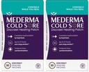Mederma Cold Sore Discreet Patch - Hydrocolloid Gel for Redness & Swelling, Conceals Cold Sores (30 Patches), (Pack of 2)