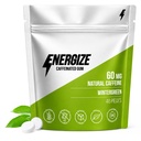 ENERGIZE Wintergreen Caffeine Gum, Natural Green Coffee Bean Energy Gum with Vitamin B6 B12, Sugar Free Caffeinated Chewing Gum for Focus, 48 Pieces
