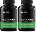 Optimum Nutrition L-Glutamine Muscle Recovery Capsules, 1000mg, 240 Count (Package May Vary) (Pack of 2)