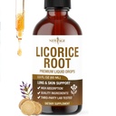 NEW AGE Licorice Root Tincture - Digestive, Lung & Skin Support - Licorice Root Extract Liquid Drops - Vegan, Sugar & Alcohol-Free Supplement - 2 fl oz